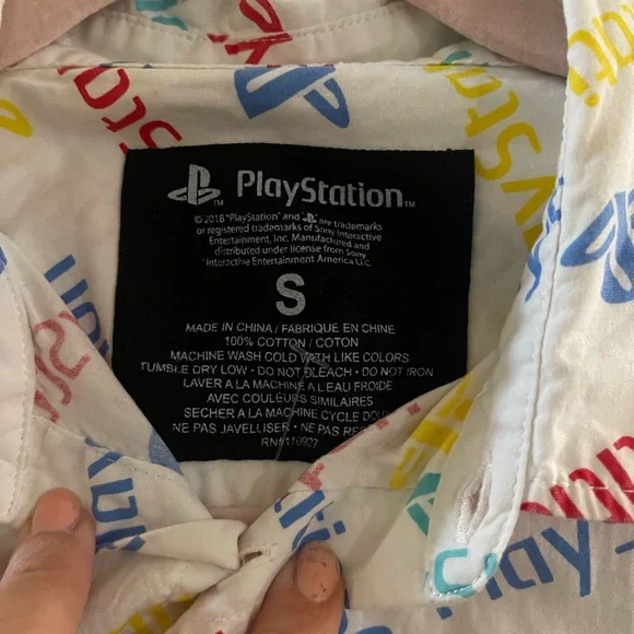 Sony Play Station men’s button up shirt - Picture 2 of 4